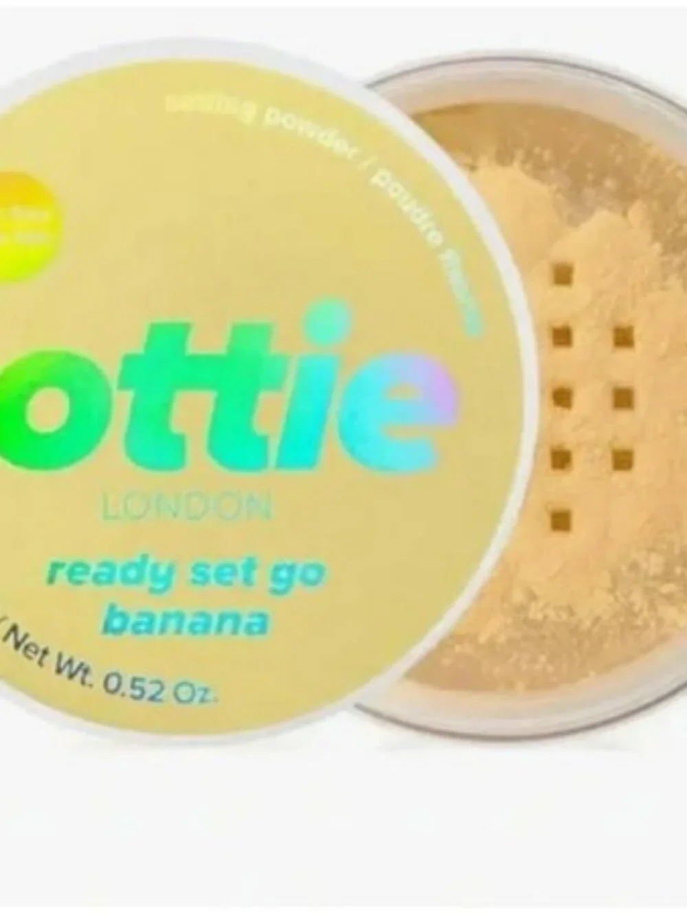 Lottie London Ready Set! Go in Banana  Setting Powder Infused with Hyaluronic